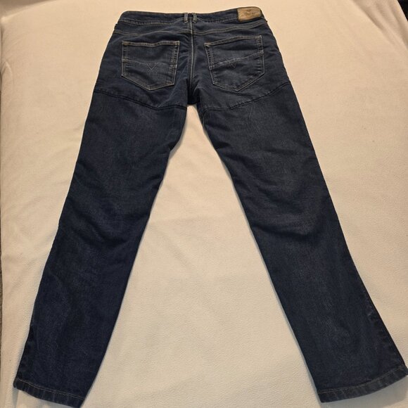 Share REV’IT Jeans Lombard 2 RF Dark Blue motorcycle Jeans Mens Size 36x32 - Picture 6 of 10